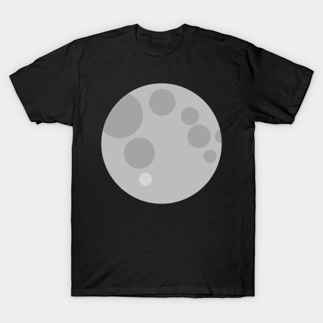 Simple Moon T-Shirt by diffrances